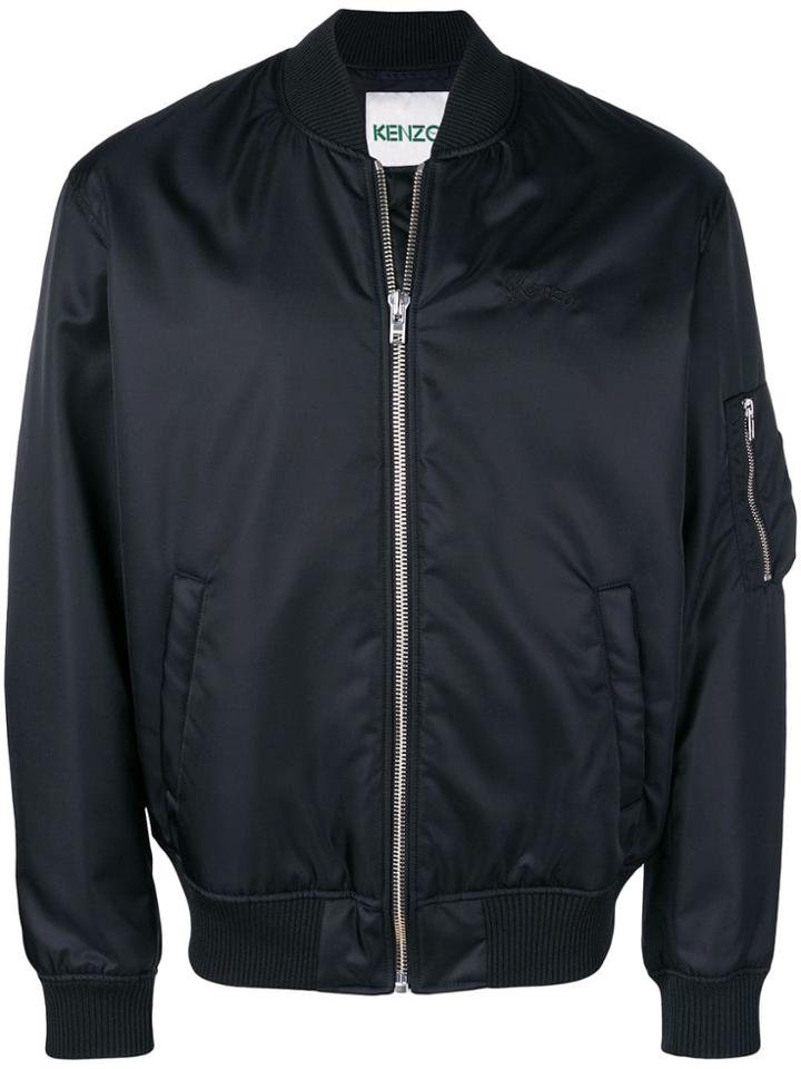 Kenzo Jumping Tiger Bomber Jacket - Blue