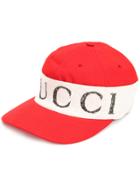 Gucci Cap With Logo Headband - Red