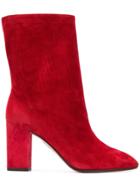 Aquazzura Boogie Ankle Boots - Red