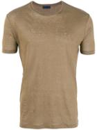 Etro Linen T-shirt, Men's, Size: Medium, Green, Linen/flax