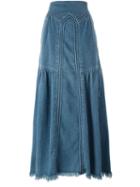 Chloé Maxi Denim Skirt