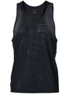 Satisfy Perforated Printed Vest - Black