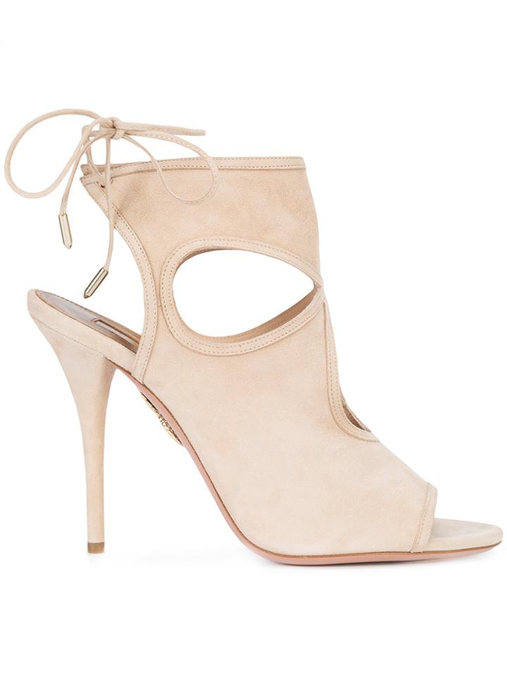 Aquazzura Sexy Thing Sandals - Nude & Neutrals