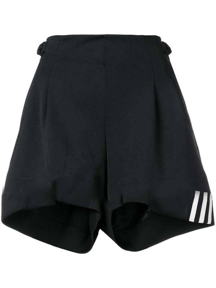 Y-3 3-stripes Belted Shorts - Black