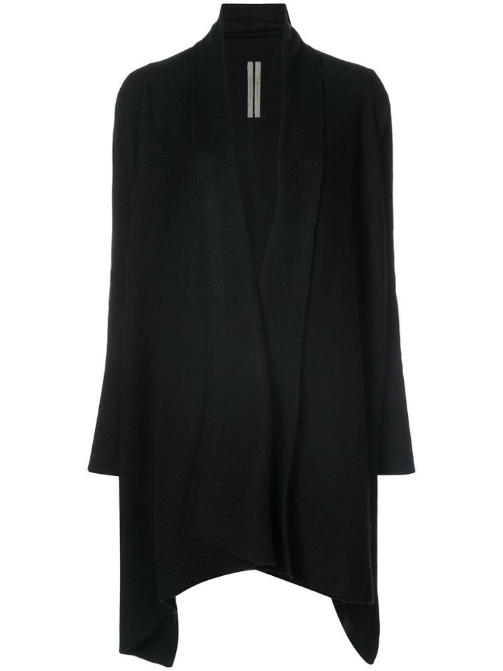 Rick Owens Draped Cardigan - Black