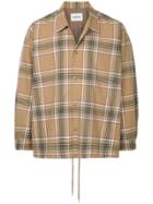 Monkey Time Checked Shirt Jacket - Nude & Neutrals