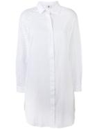 Twin-set - Cutout Sleeve Dress - Women - Cotton - M, White, Cotton