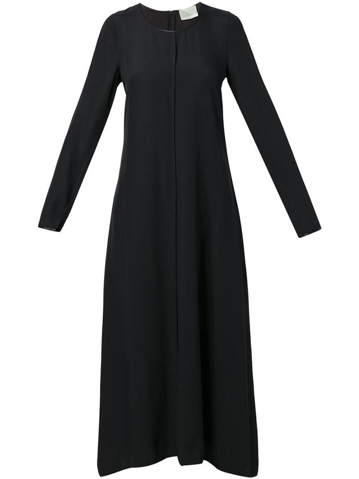 Forte Forte Crewneck Flared Long Dress