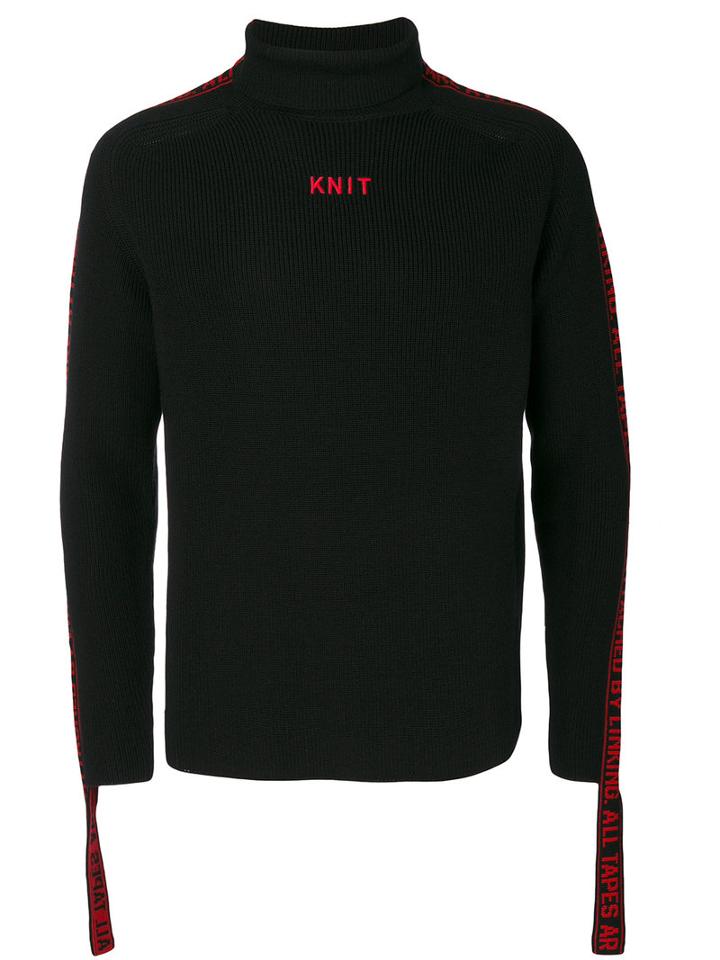 Doublet - Knit Roll Neck Jumper - Men - Wool - M, Black, Wool