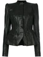 Haider Ackermann Fitted Biker Jacket - Black