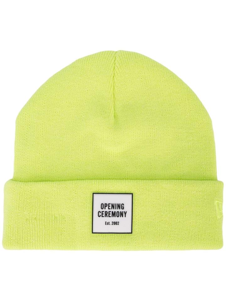 Opening Ceremony Logo Knit Beanie - Yellow