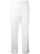 Thom Browne - Classic Backstrap Trousers - Men - Cotton - 1, White, Cotton