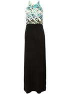 Roberto Cavalli Embellished Evening Dress, Women's, Size: 46, Black, Silk/acetate/viscose