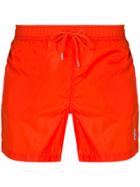 Moncler Side Logo Swim Shorts - Orange
