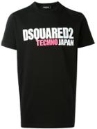 Dsquared2 Techno Japan Print T-shirt - Black