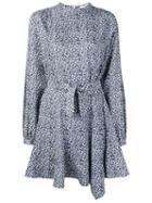 Derek Lam 10 Crosby Mini Paisley Flared Dress - Blue