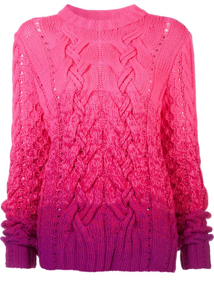 Spencer Vladimir Ombre Jumper, Women's, Size: Xs/s, Pink/purple, Cashmere