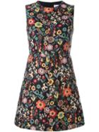 Red Valentino Floral Embroidered Shift Dress