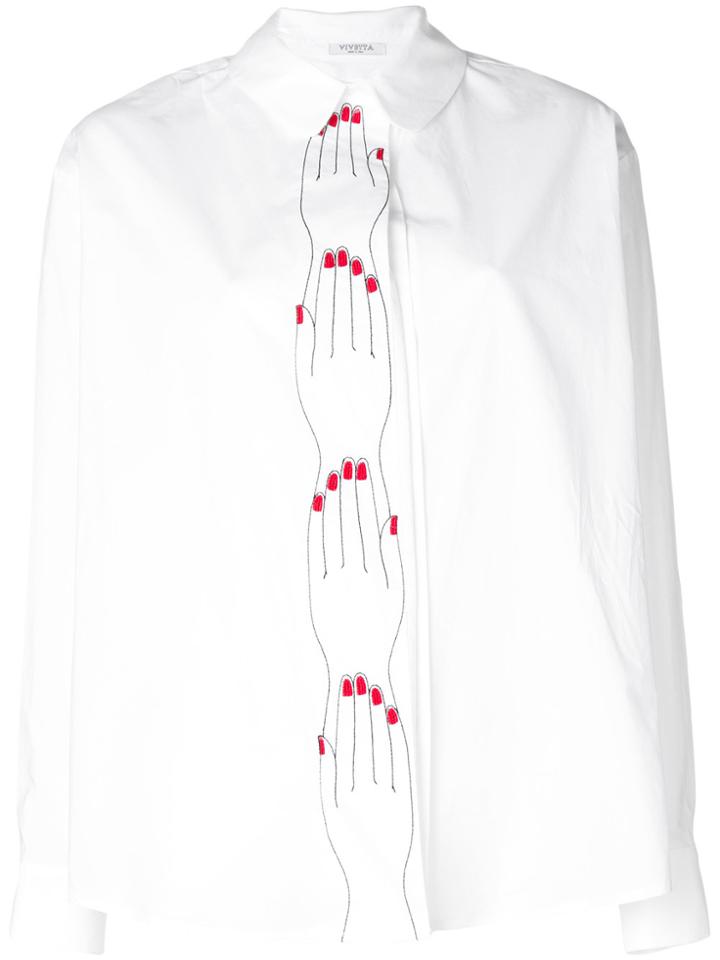 Vivetta Hand-embroidered Shirt - White