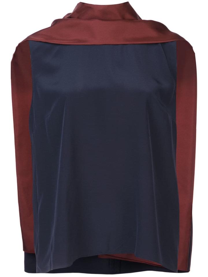 Roksanda Cape Detail Top - Blue