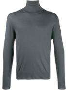 Lamberto Losani Turtle Neck Sweater - Grey