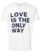 Ports V Slogan T-shirt - White