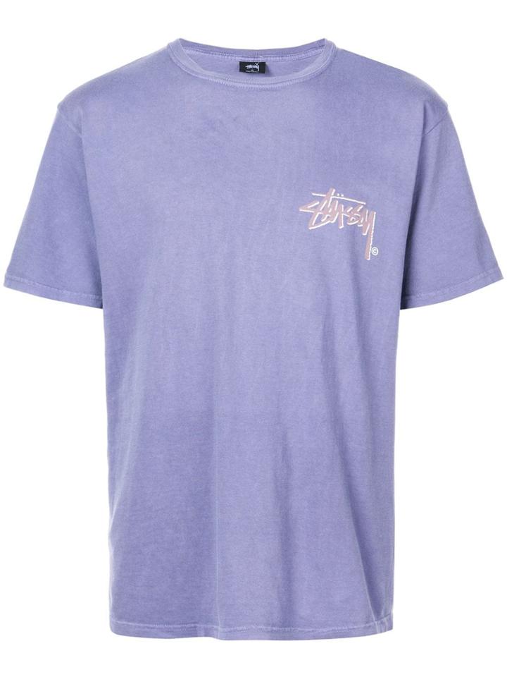 Stussy Stock Dyed T-shirt - Purple