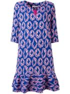 Tsumori Chisato Printed Dress, Women's, Size: 2, Blue, Cotton/nylon/polyester/rayon