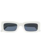Stella Mccartney Eyewear Rectangular Frame Sunglasses - White