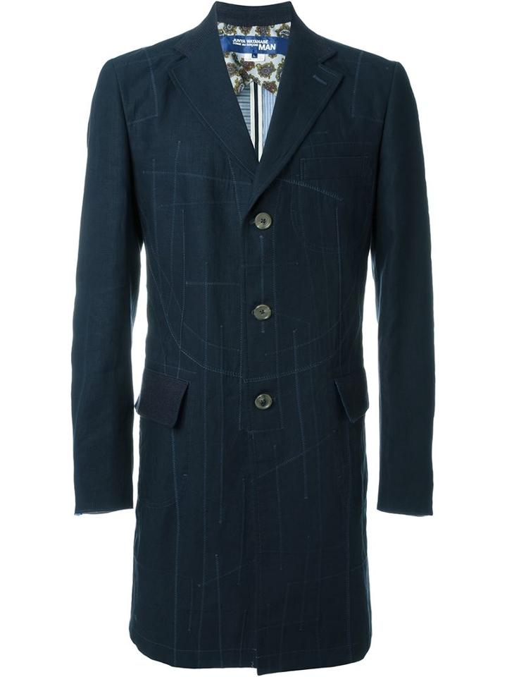 Junya Watanabe Comme Des Garçons Man Exposed Seam Detail Coat