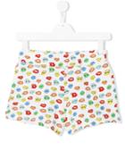 Au Jour Le Jour Kids Lips Shorts, Size: 14 Yrs, White