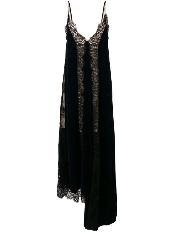Stella Mccartney Lace Insert Dress - Blue