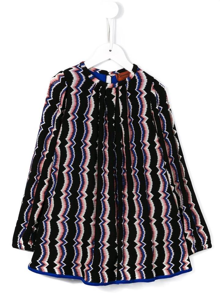 Missoni Kids Zig-zag Knitted Dress, Girl's, Size: 6 Yrs