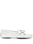 Tod's Bow Detail Loafers - White