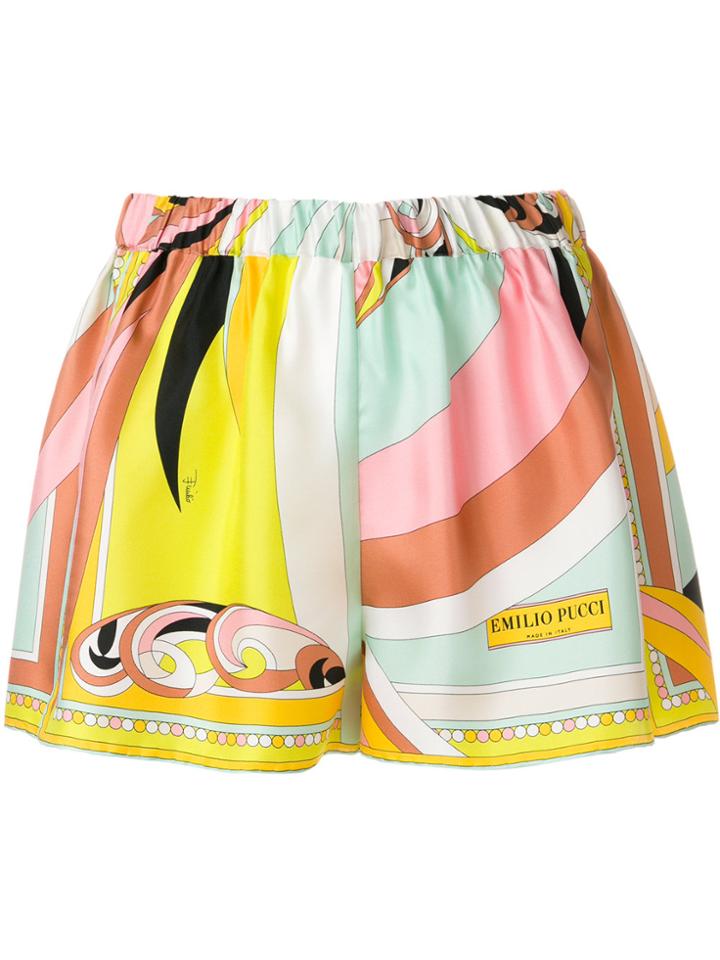 Emilio Pucci Printed Shorts - Multicolour