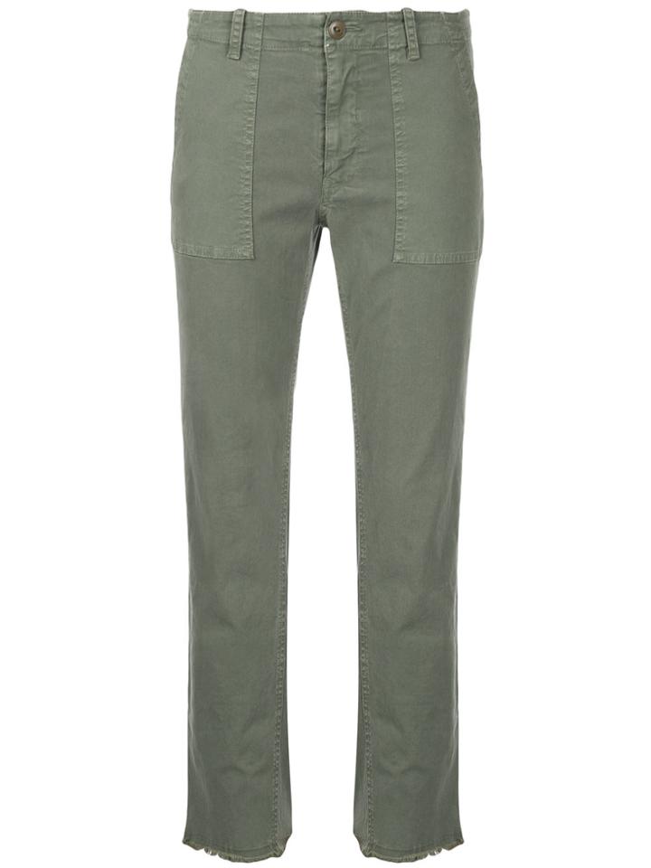 Nili Lotan Jenna Cropped Trousers - Green