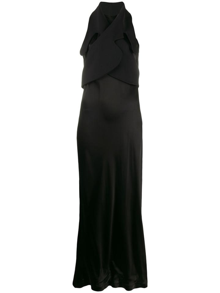 Loewe Crisscross-front Evening Gown - Black