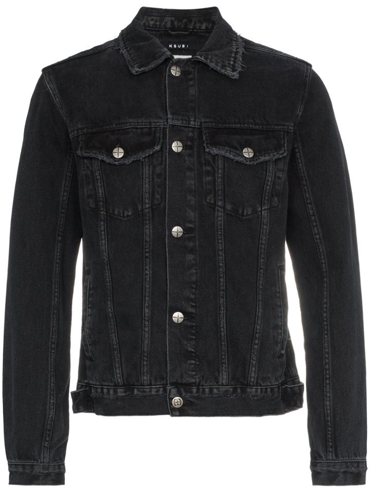 Ksubi Classic Sketchy Denim Jacket - Black