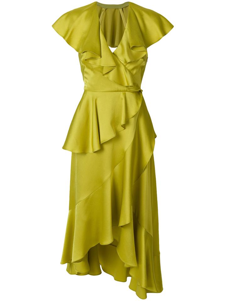 Temperley London Juliette Wrap Dress - Green