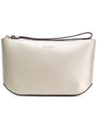Furla - Electra Large And Small Make-up Bag Set - Women - Leather - One Size, Nude/neutrals, Leather