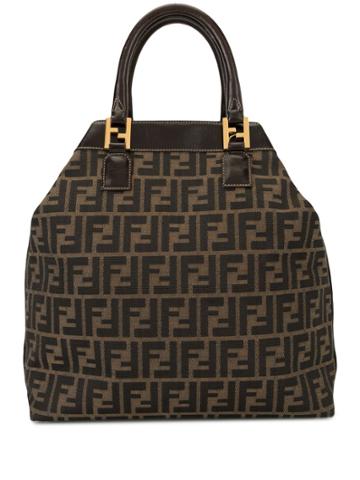 Fendi Pre-owned Zucca Print Tote - Brown