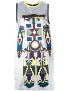 Msgm Navajo Print Shift Dress