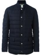 Brunello Cucinelli Padded Jacket, Men's, Size: Medium, Blue, Silk/cotton/nylon/goose Down
