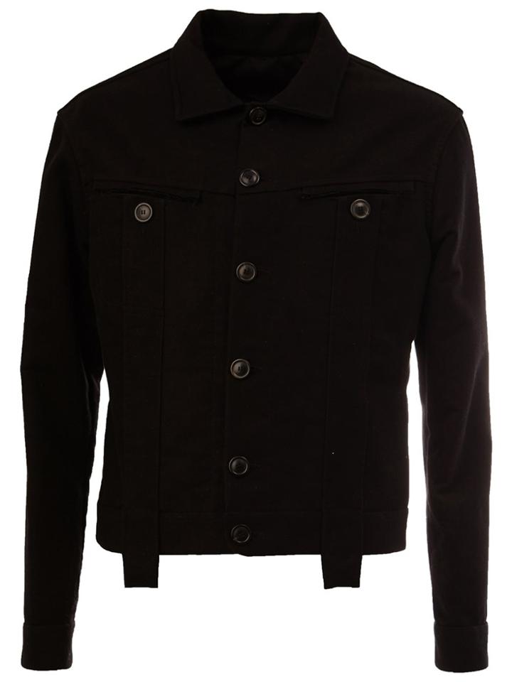 Aganovich Short Buttoned Jacket - Black