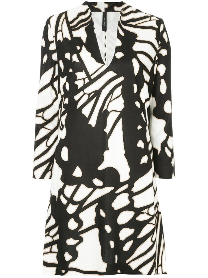 Marc Cain Printed Shirt Dress - Black