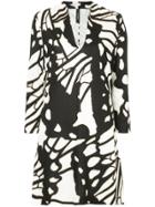 Marc Cain Printed Shirt Dress - Black
