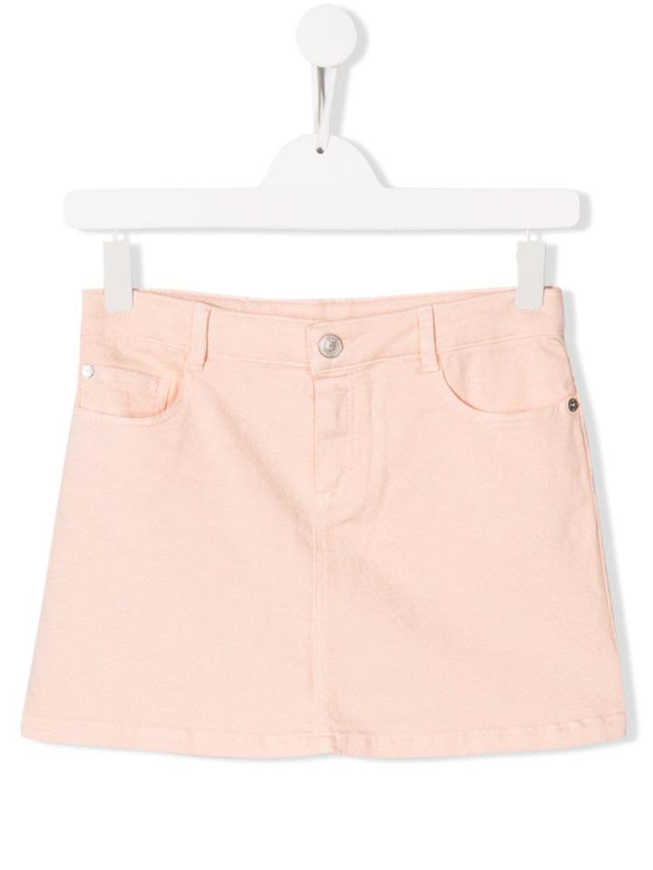 Kenzo Kids Teen Mini Denim Skirt - Pink