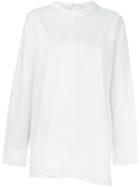 Marni Wrap-style Boxy Blouse, Women's, Size: 38, White, Cotton