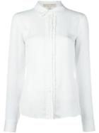 Michael Michael Kors Frill Detail Shirt - Nude & Neutrals