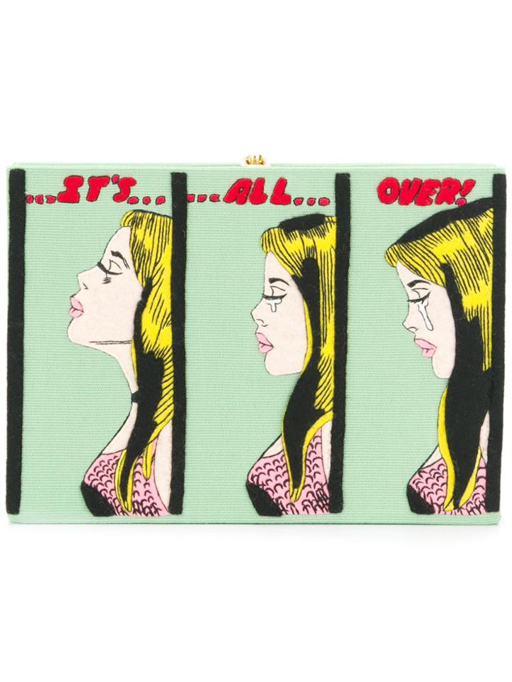 Olympia Le-tan Marvel Clutch - Green